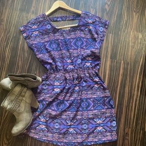 Pink republic Aztec print dress